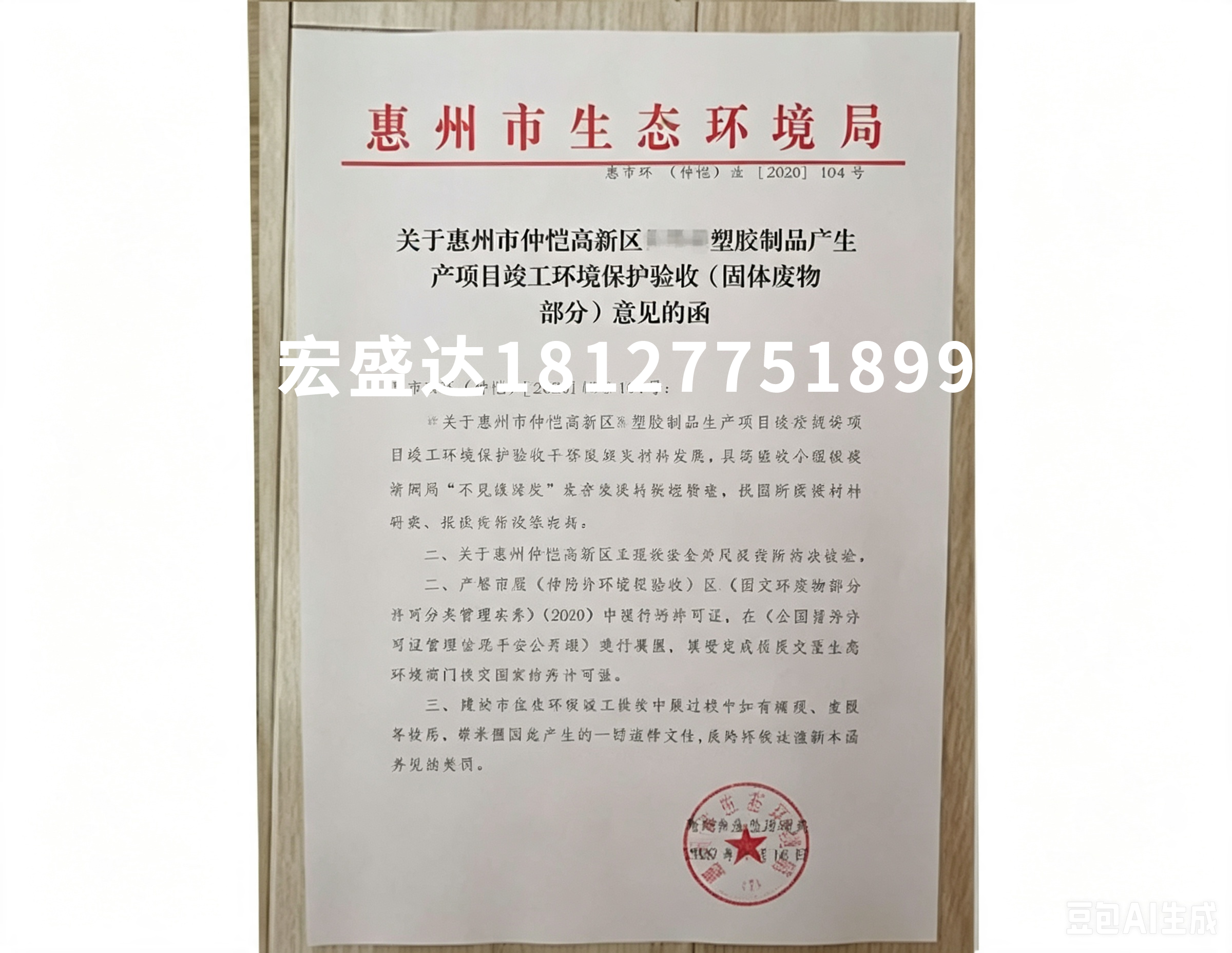 环境影响报告